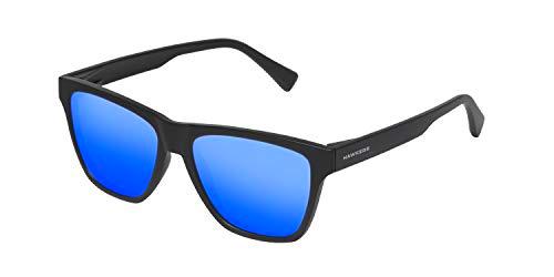 HAWKERS · ONE LS · Rubber Black · Sky · Gafas de sol para hombre y mujer