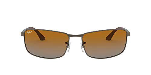 Ray-Ban Mod. 3498 Gafas de sol, Matte Gunmetal, 61 para Hombre