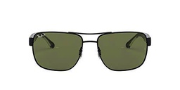 Ray-Ban 0Rb3530 Gafas de Sol, Black, 58 para Hombre