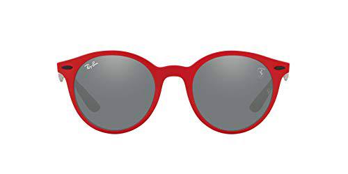 Ray-Ban 0RB4296M Gafas, MATTE RED, 50 Unisex Adulto