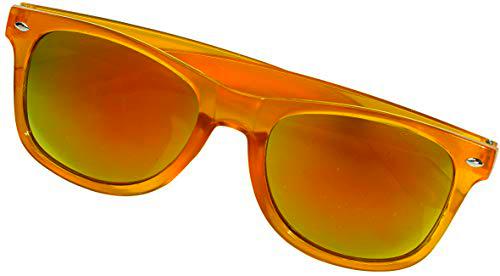 TOPICO Gafas de Sol Unisex Juvenil Reflectantes, Amarillo