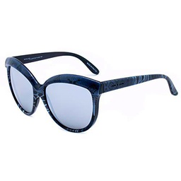 italia independent 0092INX-071-000 Gafas de sol, Gris/Negro