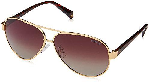 Polaroid PLD 4061/S LA J5G 61 Gafas de sol, Dorado (Gold/Bw Black Brown), Mujer