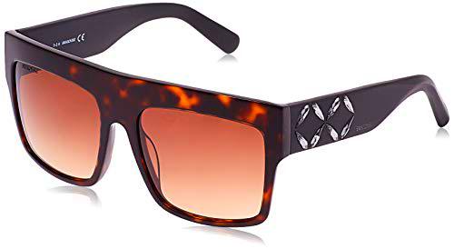 Swarovski Sonnenbrille SK0128 5652F Gafas de sol, Marrón (Braun)