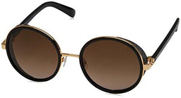 Jimmy Choo Andie/S J6 J7Q 54 gafas de sol, Dorado (Rose Gold Blk/Brown Sf), Mujer