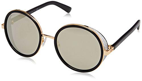 Jimmy Choo Andie/S M3 J7Q gafas de sol, oro rosa y negro brillante