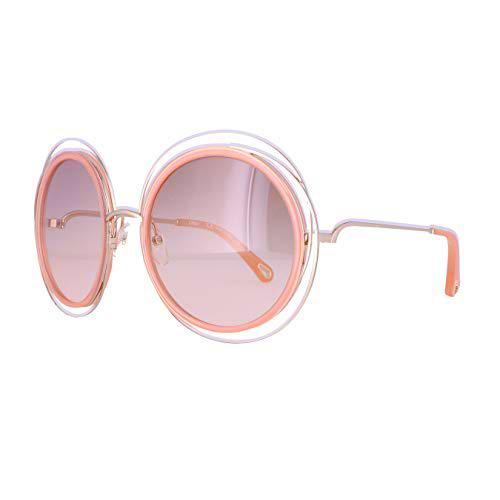 Chloé Ce120sd, Gafas para Mujer, Gold/Transparente Peach, Estándar