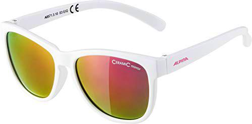 ALPINA Luzy Gafas Deportivas, Girls, Blanco, Talla Única