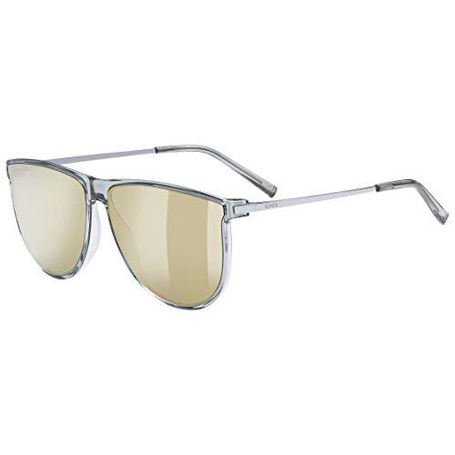 Uvex lgl 47 Gafas de Sol, Unisex-Adult, Clear/Mirror Gold, One Size