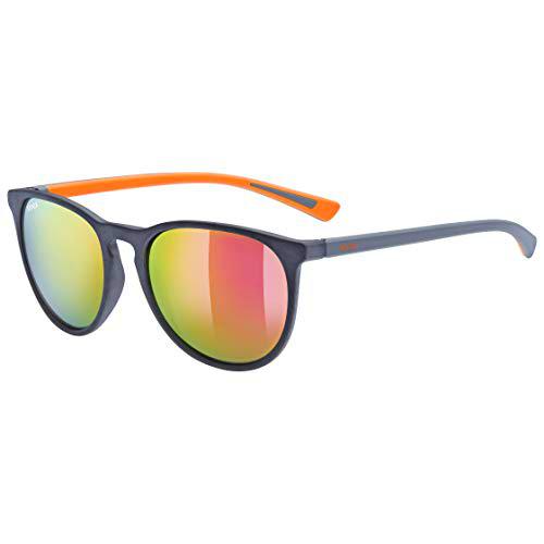 uvex lgl 43 Gafas de Sol, Unisex-Adult, Grey Mat/Orange, One Size