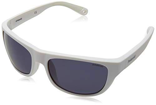 Polaroid SPORT PLD 7030/S gafas de sol, MATTWHITE, 60 para Hombre