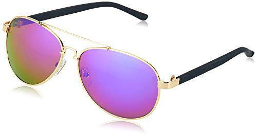 MSTRDS Sunglasses Mumbo Mirror gafas de sol, Plateado (Silver/Purple 4472)