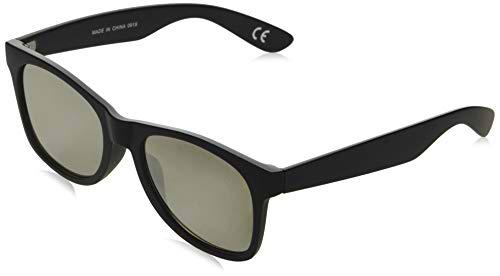 Vans Spicoli Flat Shades Gafas de sol, Negro (Black/Silver Mirror)