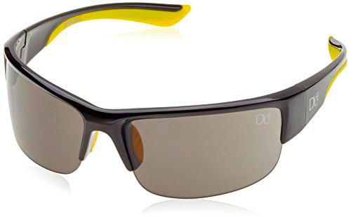 Dice - Gafas de Sol Deportivas Negro Shiny Yellow