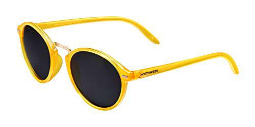 NORTHWEEK VESCA Road Gafas, Shine Ocre - Black, Adulto Unisex Adulto