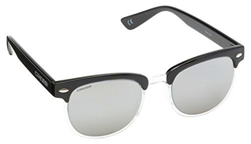 Cressi Panama Gafas de Sol, Unisex Adulto, Negro/Lente Gris Claro