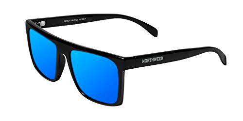 NORTHWEEK Hale Carving Gafas, Negro - Azul, Adulto Unisex Adulto