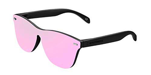 NORTHWEEK Phantom Regular Pipe Gafas, Negro Mate - Rosa