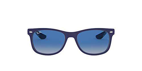 Ray-Ban Rj9052S Gafas de sol, Rectangulares Unisex niños, azul