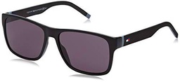 Tommy Hilfiger TH 1718/S gafas de sol, BlackGrey, 56 para Hombre