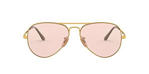 Ray-Ban Aviator Metal II Lentes oscuros, Dorado/Rosa Claro Fotocromático