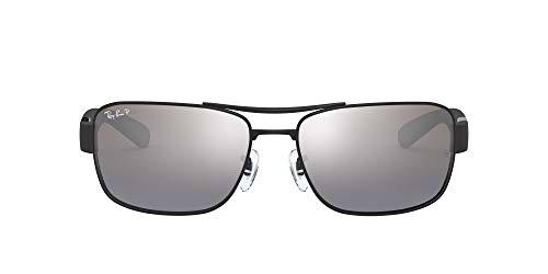 Ray-ban Mod. 3522 - Gafas de sol para hombre, Matte Black, 64 mm