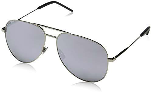 Saint Laurent CLASSIC11-011 Gafas, plateado/espejo gris