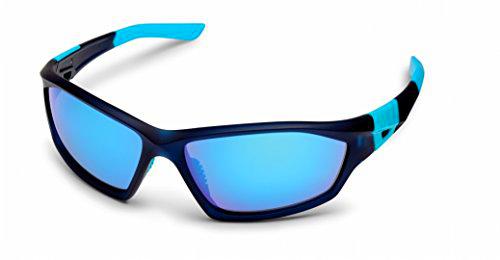 Demon Emotion2 Gafas de Sol, Unisex Adulto, Negro/Azul