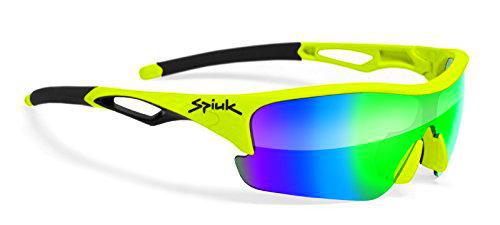 Spiuk Jifter Gafas, Unisex Adulto, Amarillo/Negro, Talla Única