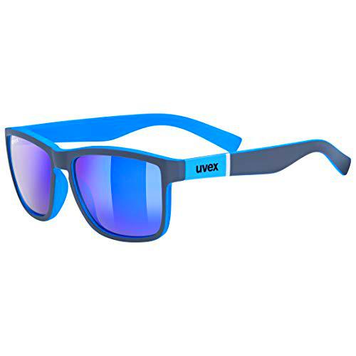 uvex lgl 39 Gafas de Sol, Unisex-Adult, Grey Mat Blue/Mirror Blue, One Size