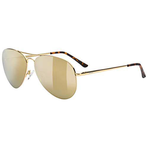 Uvex lgl 45 Gafas de Sol, Unisex-Adult, Gold/Mirror Gold, One Size