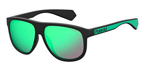 Polaroid PLD2080S-7ZJ5Z Gafas, BLCKGREEN, 58/14/135 para Hombre