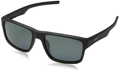 Polaroid PLD 3018/S Y2 DL5 55 gafas de sol, Negro (Matt Black/Grey Pz), Hombre