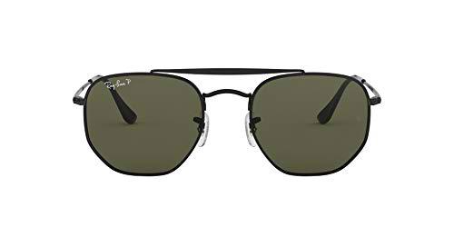 Ray-Ban 0Rb3648, Gafas de Sol Unisex Adulto, Negro (Green Classic), 51