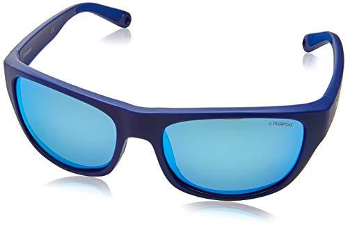 Polaroid SPORT PLD 7030/S gafas de sol, MTT AZUL, 60 para Hombre