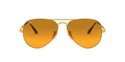 Ray-Ban 0RB3689 Gafas de Sol, Gold, 55 Unisex