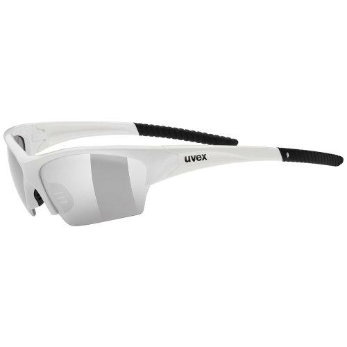 Uvex Sportbrille Sunsation Gafas, Unisex, Blanco/Negro