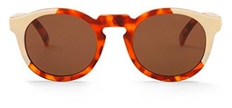 MR.BOHO, Cream/leo tortoise jordaan with classical lenses