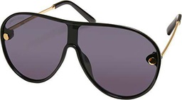 Urban Classics Sunglasses Naxos Gafas, Negro/Dorado