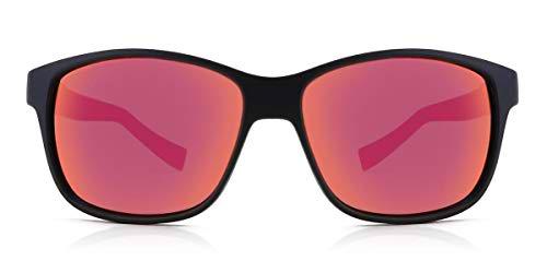 Julbo Powell - Gafas de Sol, Powell, Negro Mate/Rojo