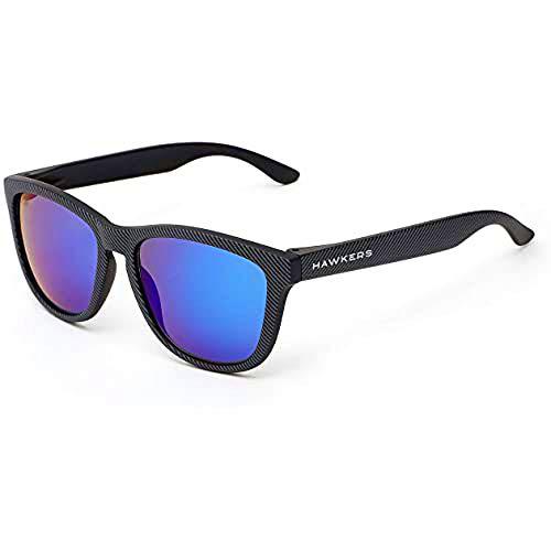 HAWKERS Polarized Gafas de sol, Negro/Azul polarizado