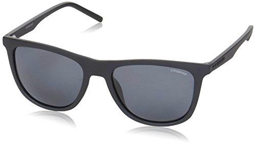 Polaroid PLD 2049/S M9 003 55 Gafas de Sol, Negro (Matt Black/Grey Pz), Hombre