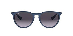 Ray-Ban Gafas de sol, Erika, Azul/Gunmetal (Blue/Gunmetal)