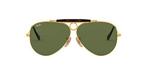 Ray-Ban Shooter 181 Gafas de sol, Gold, 62 para Hombre