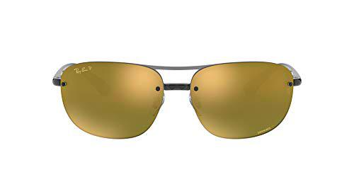 Ray-Ban 0Rb4275Ch Gafas de Sol, Shiny Grey, 49 para Hombre