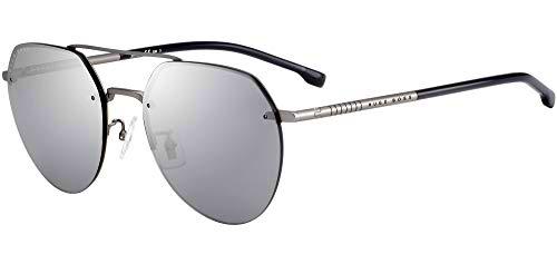 Hugo Boss Boss 1142/F/S, Gafas de sol Hombre, rutenio opaco, 59