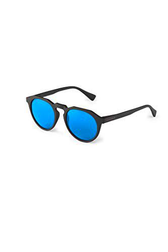 HAWKERS Warwick Gafas de Sol, Negro/Azul, One Size Unisex Adulto