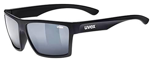 Uvex LGL 29 Gafas de Ciclismo, Unisex Adulto, Negro/Blanco