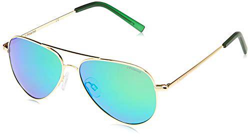 Polaroid PLD 8015/N K7 J5G Gafas de sol, Dorado (Gold/Green Grey Speckled Pz)