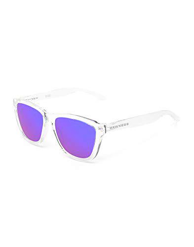 HAWKERS Gafas de sol, Transparente/Morado, One Size Unisex Adulto